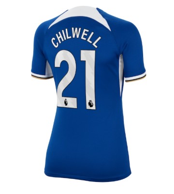 Chelsea Ben Chilwell #21 Primera Equipación Mujer 2023-24 Manga Corta